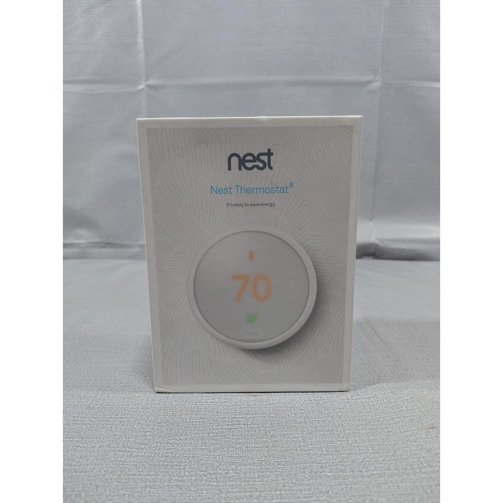 Nest Thermostat E T4000ES Smart Programmable New - Open Box White